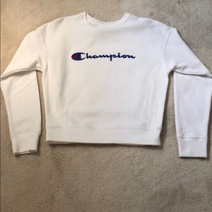Women’s White Champions Sweatshirt